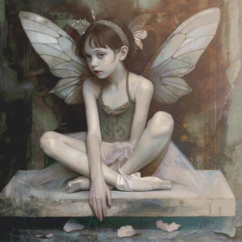 Ballerina 10 counted cross stitch pattern by Alisa Smith Williams (Digital Format)