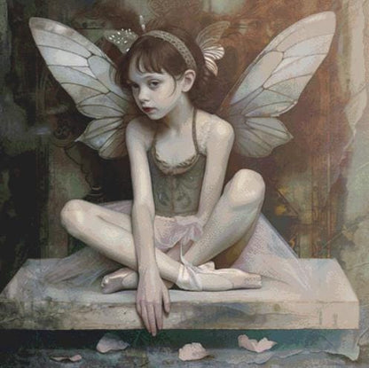 Ballerina 10 counted cross stitch pattern by Alisa Smith Williams (Digital Format)