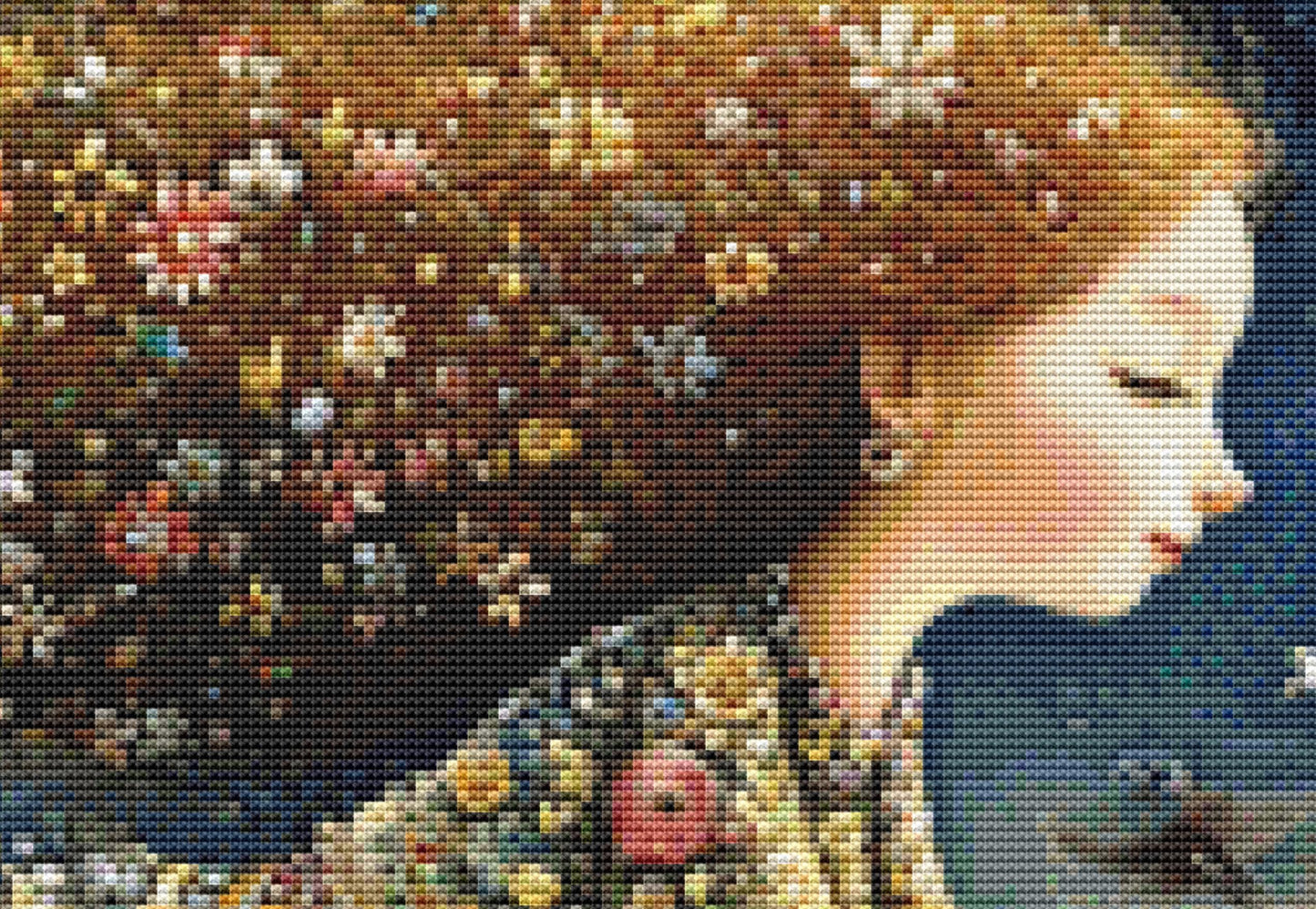 The Broom Flight counted cross stitch pattern by Bryna T. Art & Design (Digital Format)