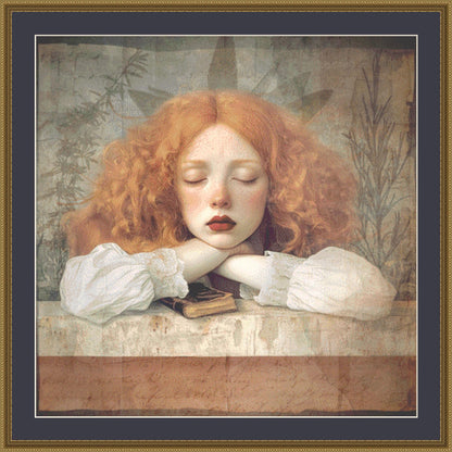 Dreamer counted cross stitch pattern by Alisa Smith Williams (Digital Format)