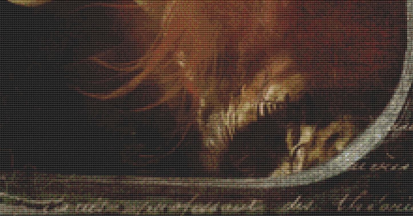 Aviator 1 counted cross stitch pattern by Alisa Smith Williams (Digital Format)