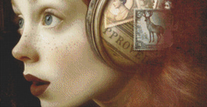 Aviator 1 counted cross stitch pattern by Alisa Smith Williams (Digital Format)