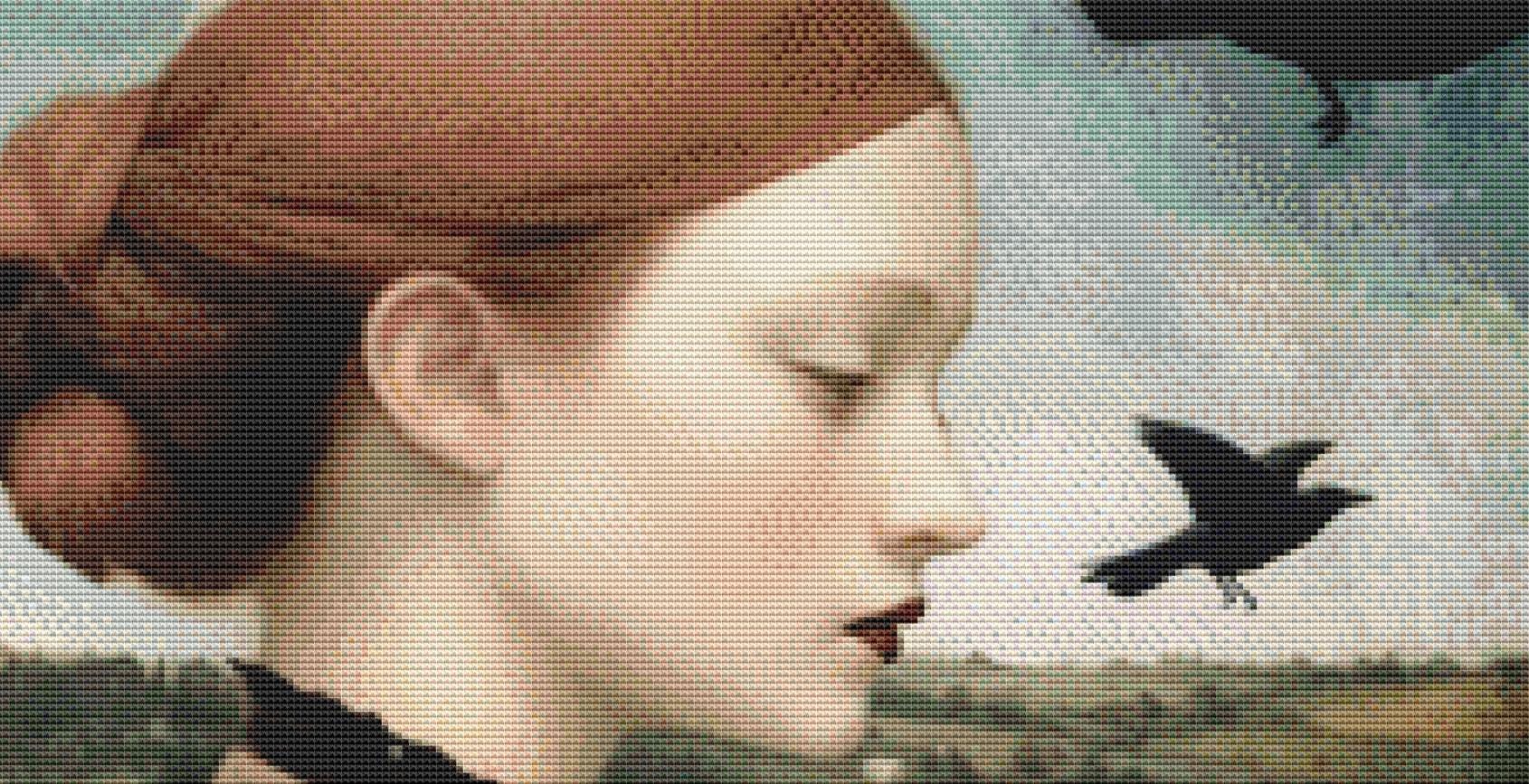 Wings counted cross stitch pattern by Alisa Smith Williams (Digital Format)