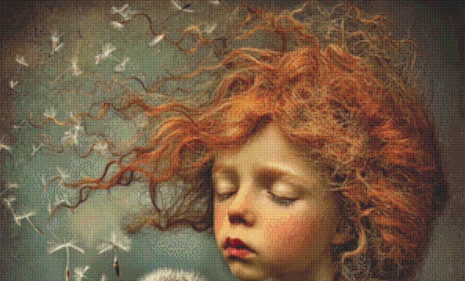 Make a Wish counted cross stitch pattern by Bryna T Art & Design (Digital Format)