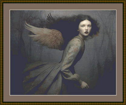 Morella counted cross stitch pattern by Alisa Smith Williams (Digital Format)