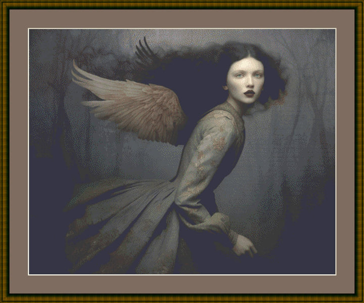 Morella counted cross stitch pattern by Alisa Smith Williams (Digital Format)