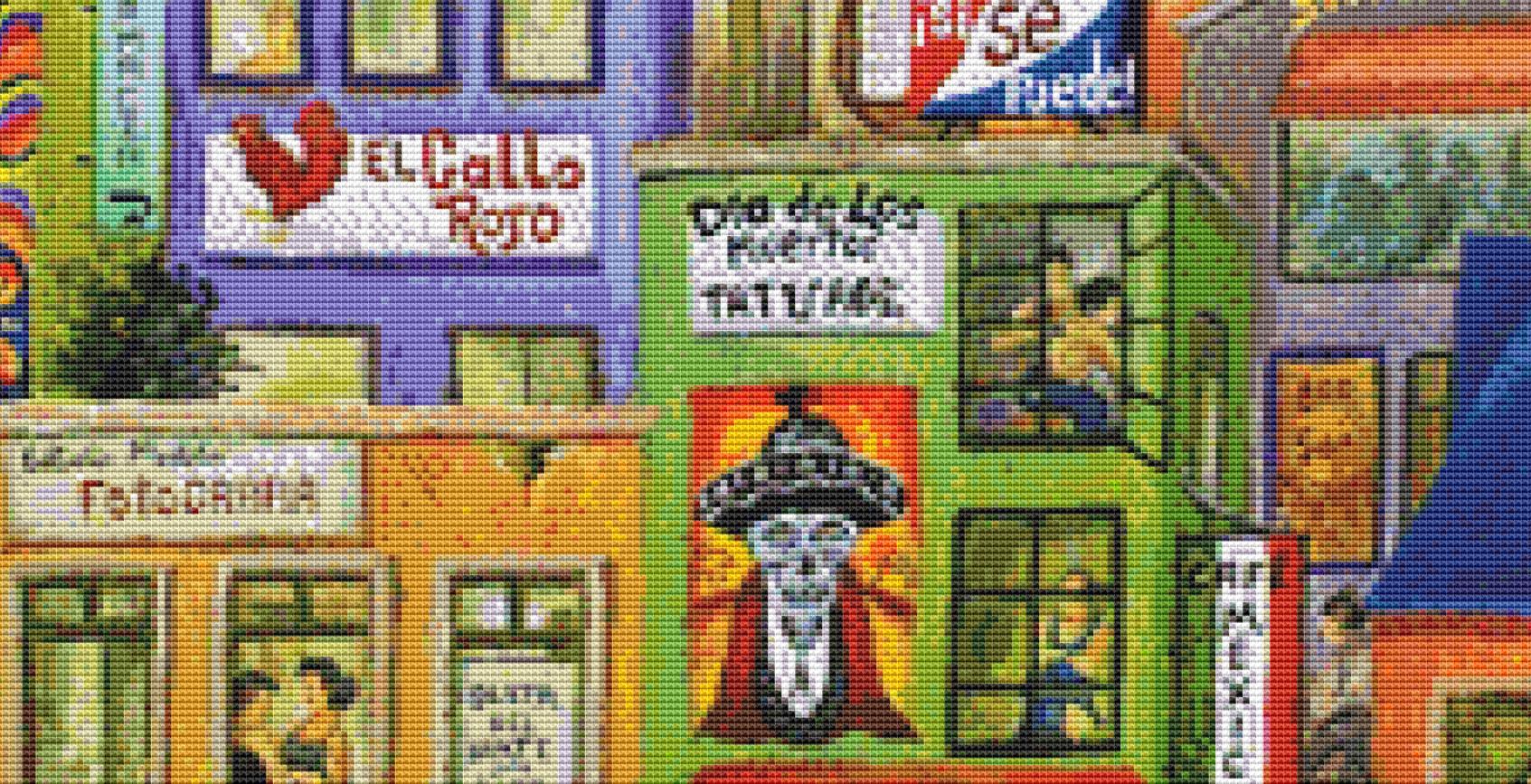C E Chavez counted cross stitch pattern by Gwendolyn McShepard/Ansada Art Licensing Group, LLC (Digital Format)