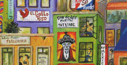 C E Chavez counted cross stitch pattern by Gwendolyn McShepard/Ansada Art Licensing Group, LLC (Digital Format)