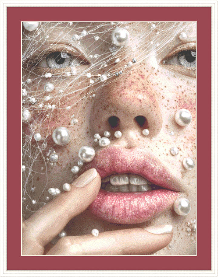 Pearls Before Swine counted cross stitch pattern by Bryna T Art & Design (Digital Format)