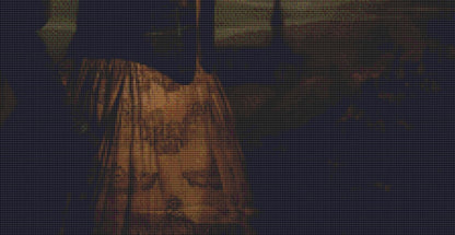 Gentleman Jack-O-Lantern counted cross stitch pattern by Alisa Smith Williams (Digital Format)