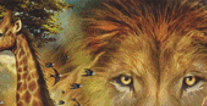 King in The Sky counted cross stitch pattern by Ciro Marchetti, Licensed by MGL, www.mglart.com (Digital Format)