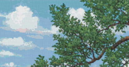 After Chores full coverage counted cross stitch pattern by John Sloane (Digital Format)