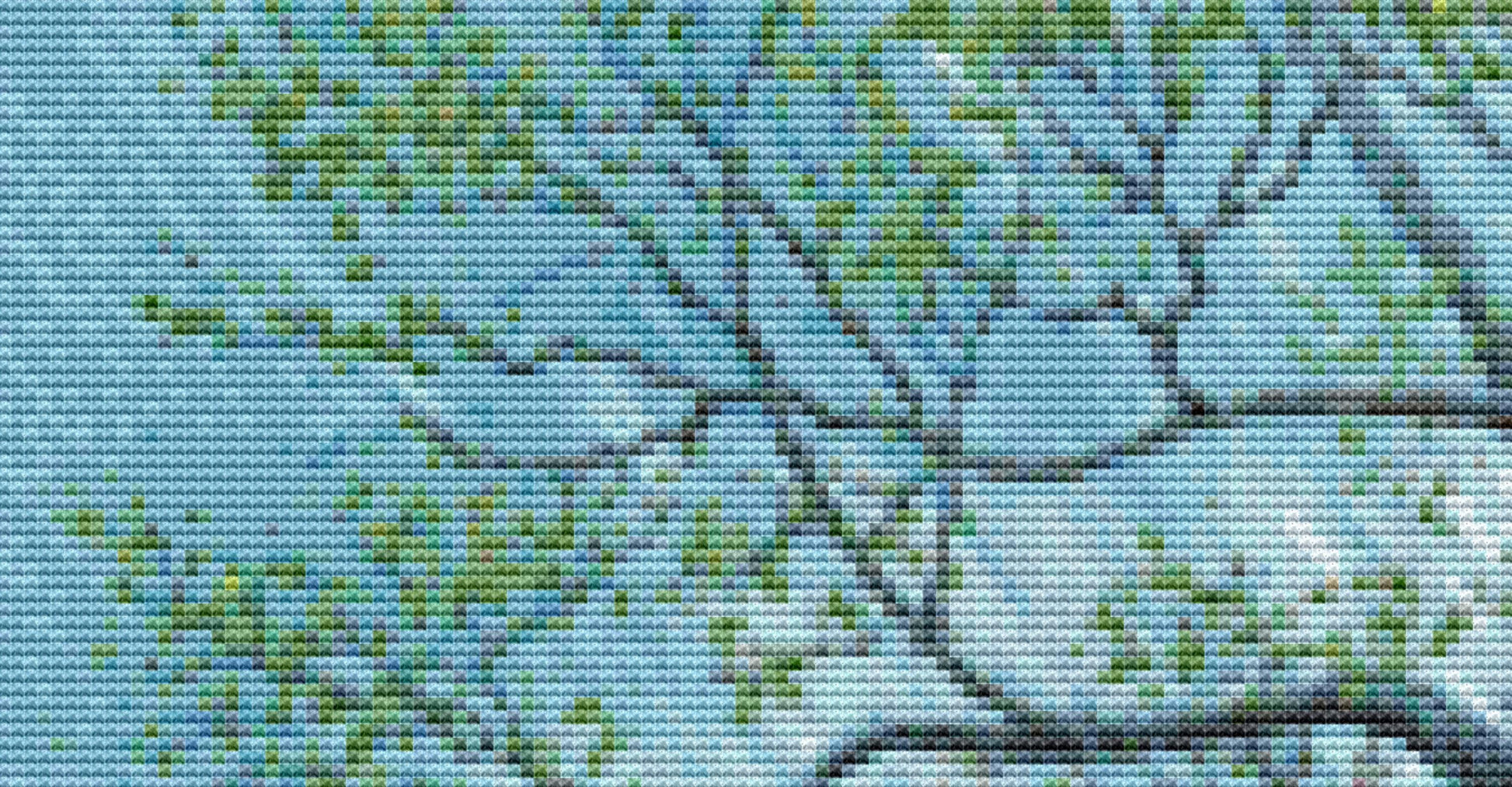 A Good Day For Ducks full coverage counted cross stitch pattern by John Sloane (Digital Format)