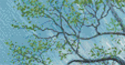A Good Day For Ducks full coverage counted cross stitch pattern by John Sloane (Digital Format)