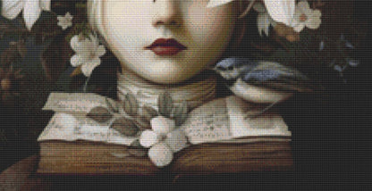 Alchemy Botanical (Small) counted cross stitch pattern by Alisa Smith Williams (Digital Format)