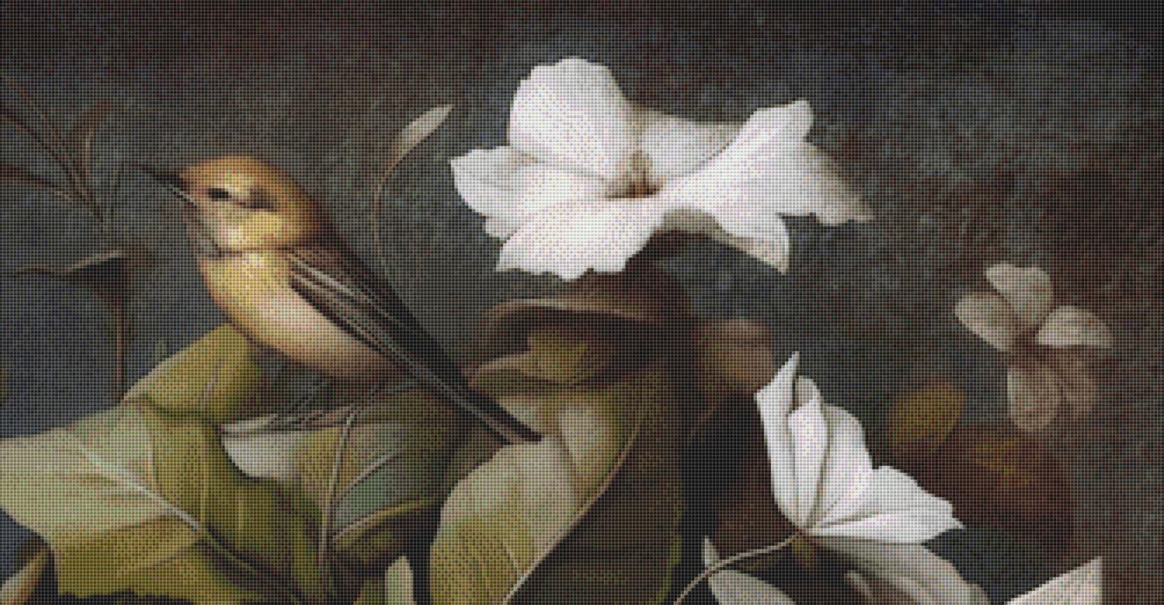 Alchemy Botanical (Max Size/Color) counted cross stitch pattern by Alisa Smith Williams (Digital Format)