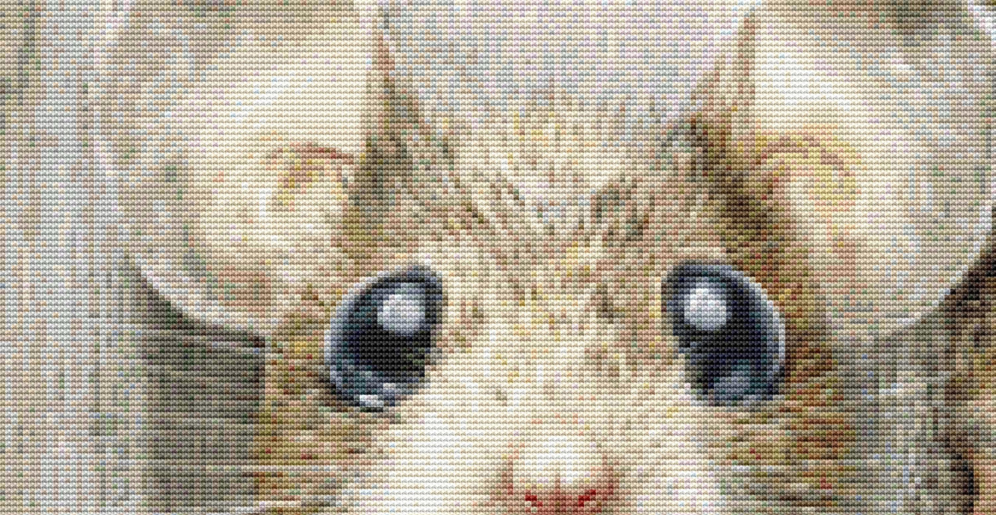 Cat and Mouse counted cross stitch pattern by Bryna T. Art & Design (Digital Format)