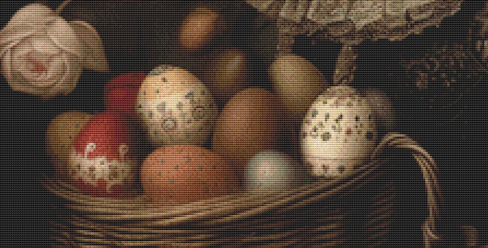Mister Easter counted cross stitch pattern by Alisa Smith Williams (Digital Format)