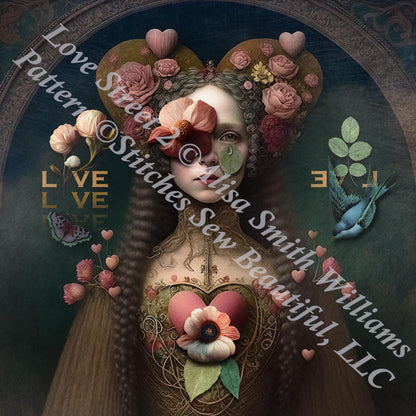 Love Street 2 counted cross stitch pattern by Alisa Smith Williams (Digital Format)