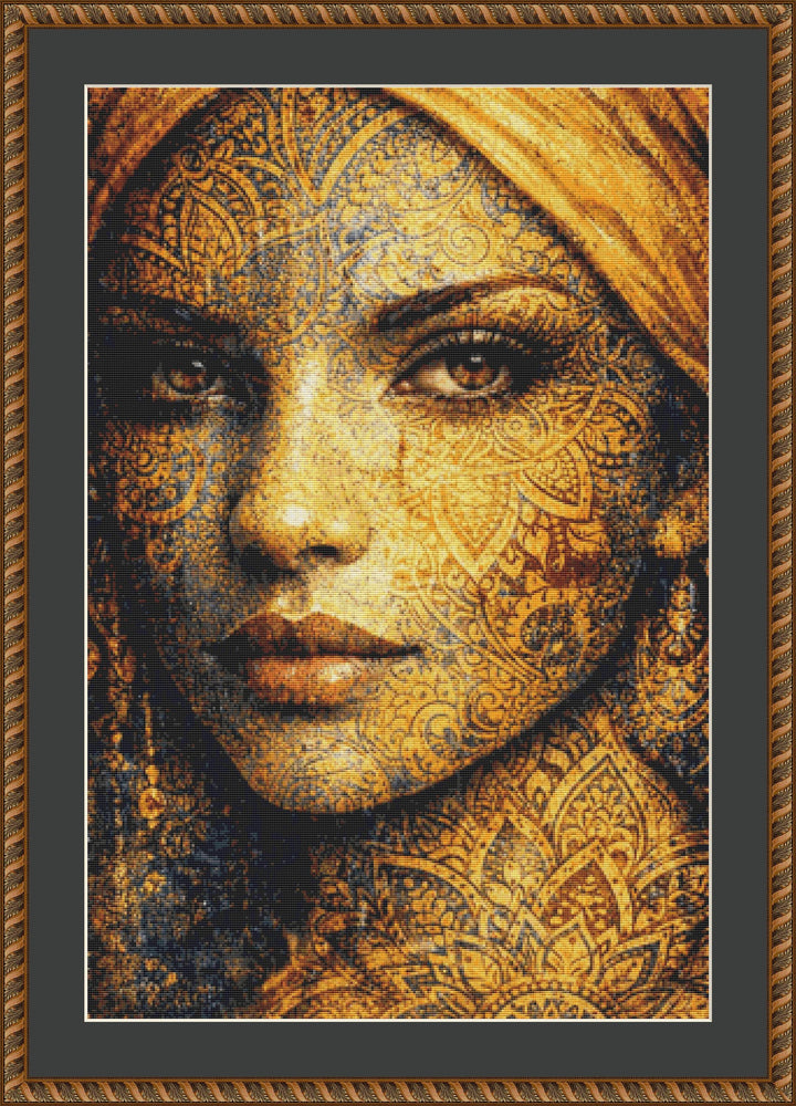 The Beauty of Woman Patterns of the Soul Series 1 counted cross stitch pattern by Eder Jose Rosa (Digital Format)