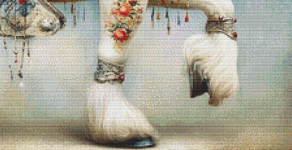 Decorated Horse 3 counted cross stitch pattern by Bryna T Art & Design (Digital Format)
