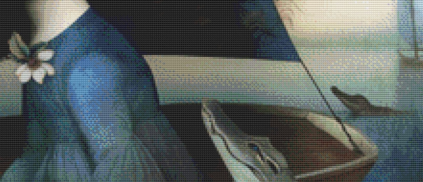 Boating by Moonlight counted cross stitch pattern by Alisa Smith Williams (Digital Format)