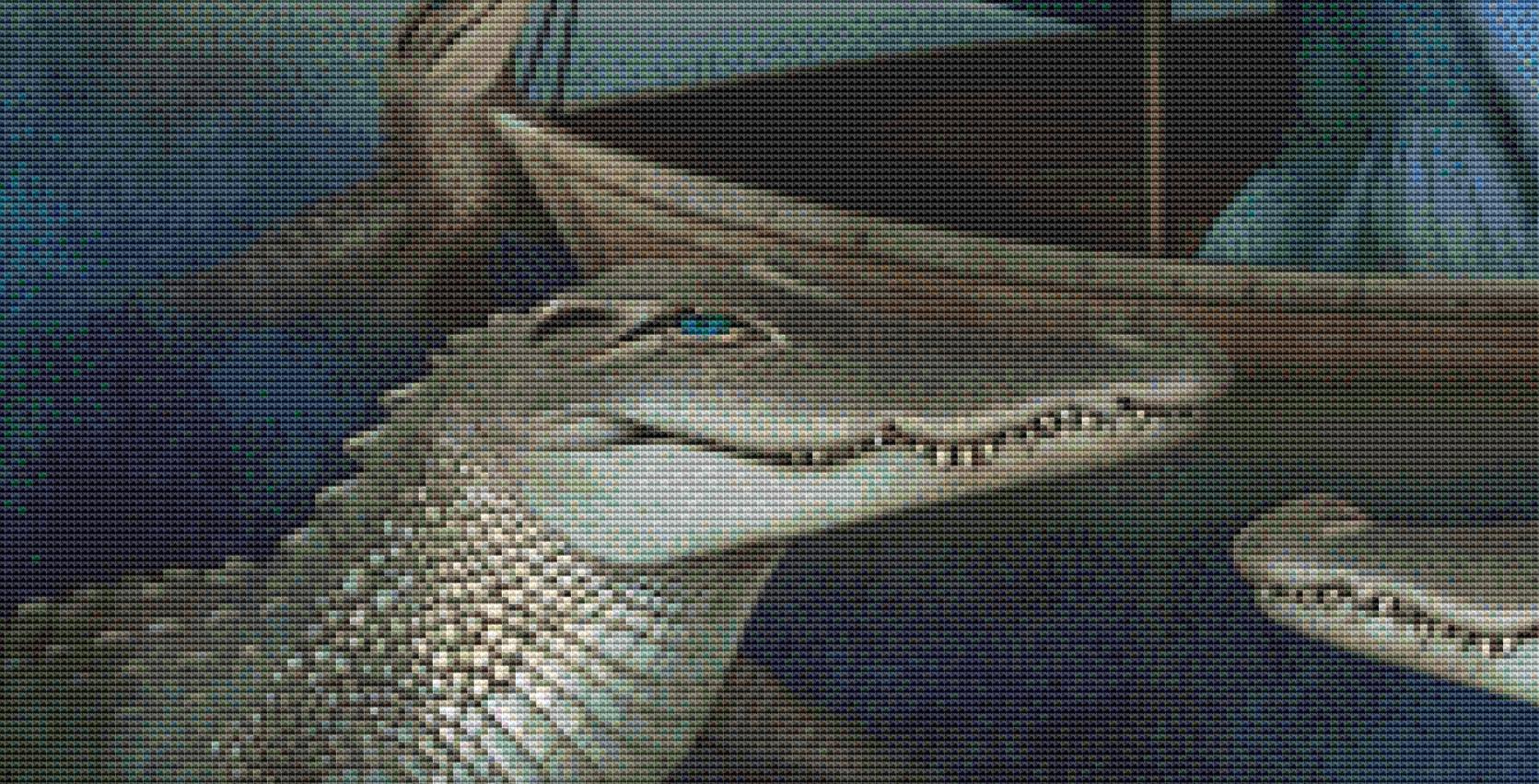 Boating by Moonlight counted cross stitch pattern by Alisa Smith Williams (Digital Format)