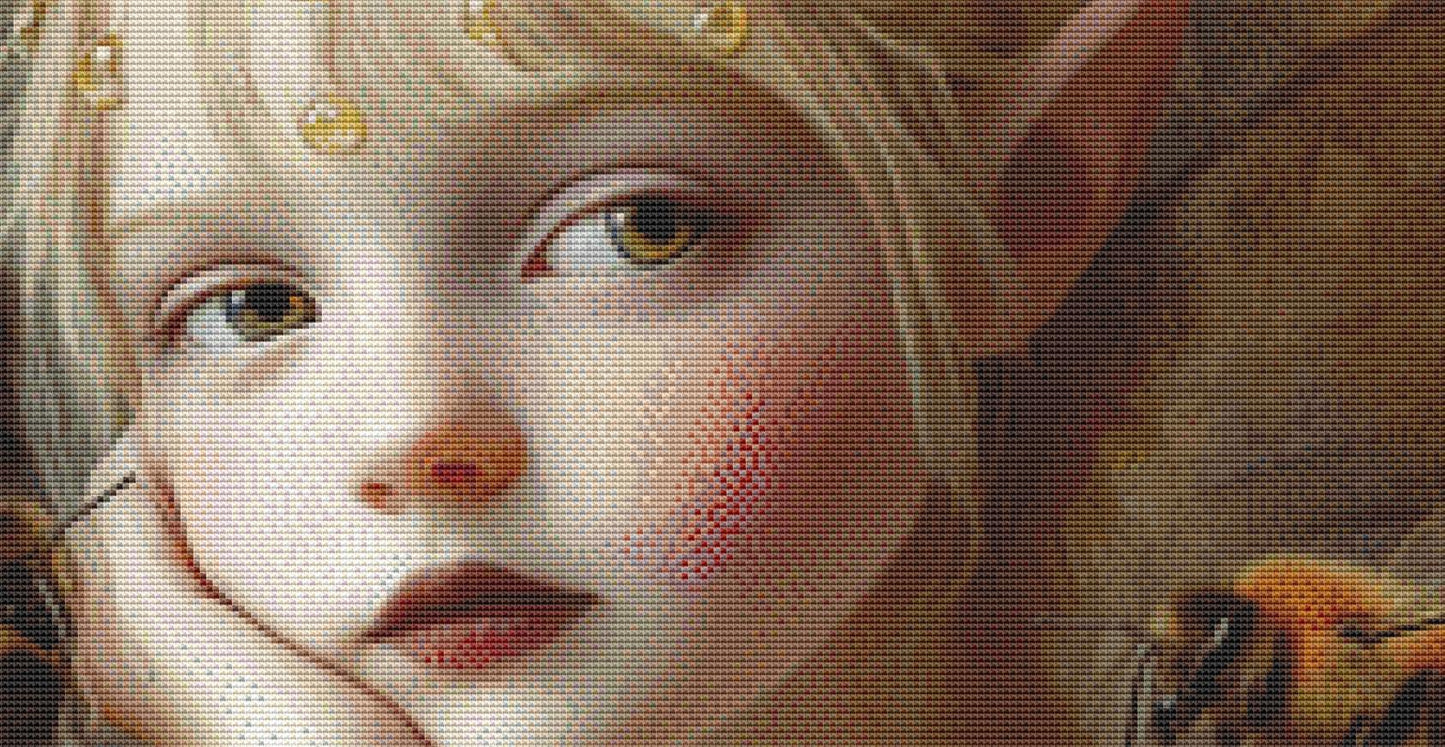 The Queen Bee counted cross stitch pattern by Alisa Smith Williams (Digital Format)