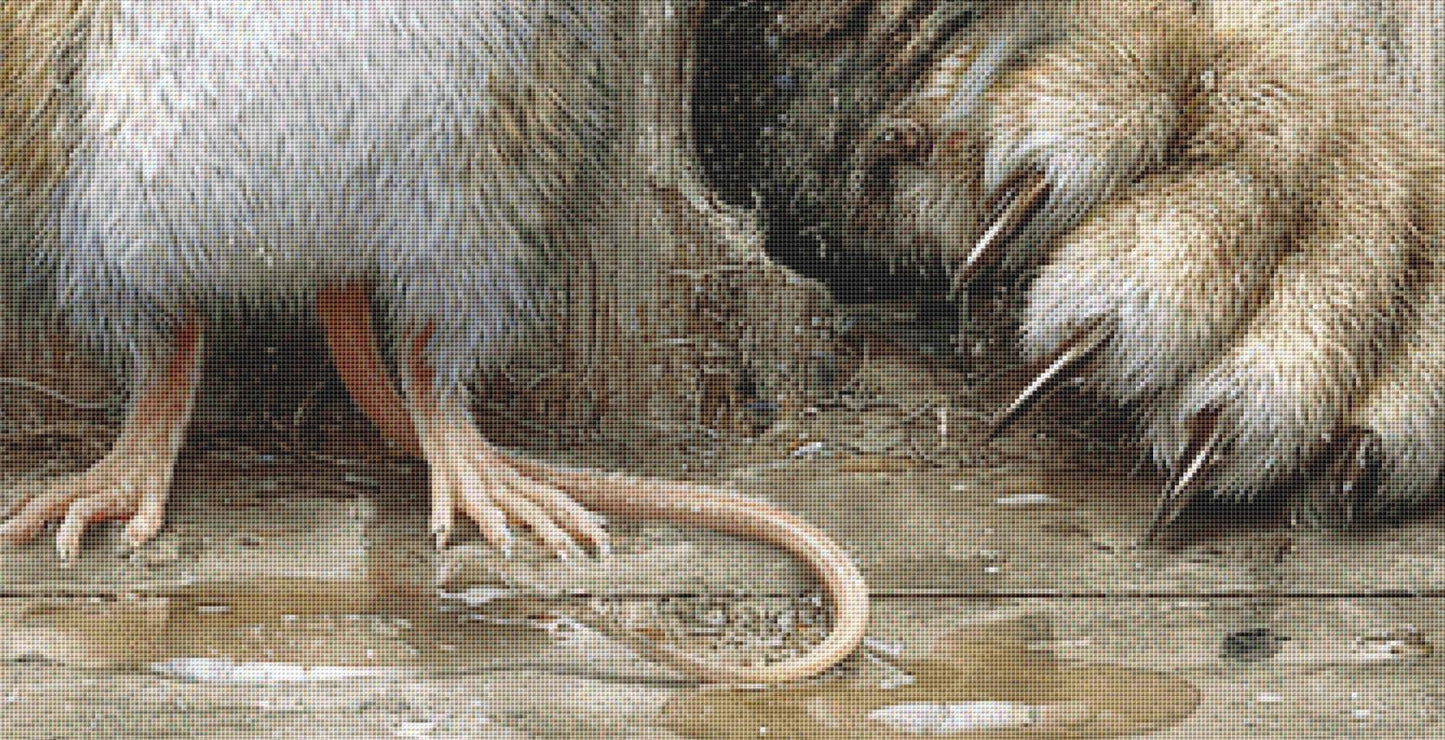 Cat and Mouse (Max Size/Color) counted cross stitch pattern by Bryna T Art & Design (Digital Format)