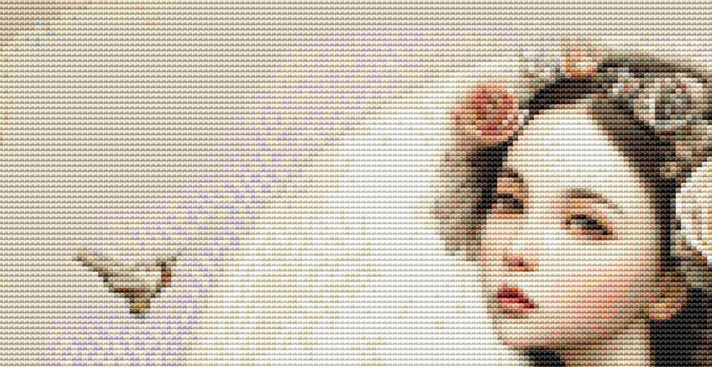 Moon Maiden counted cross stitch pattern by Bryna T Art & Design (Digital Format)