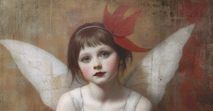 Celeste and the Rabbit counted cross stitch pattern by Alisa Smith Williams (Digital Format)