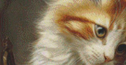 Kittens Playing Chess counted cross stitch pattern by Bryna T Art & Design (Digital Format)