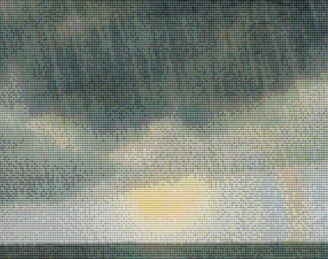 The Rain counted cross stitch pattern by Alisa Smith Williams (Digital Format)