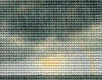 The Rain counted cross stitch pattern by Alisa Smith Williams (Digital Format)