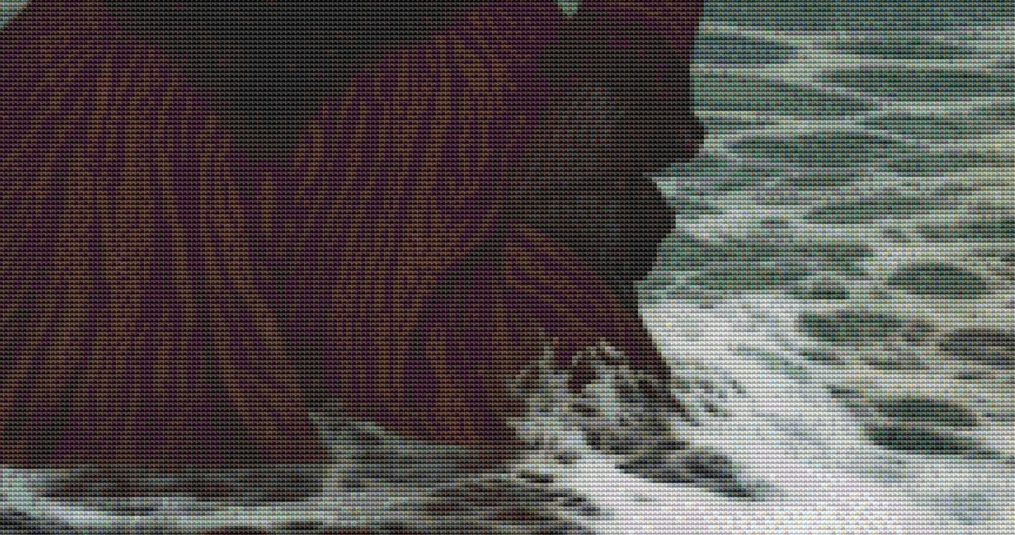 The Rain counted cross stitch pattern by Alisa Smith Williams (Digital Format)