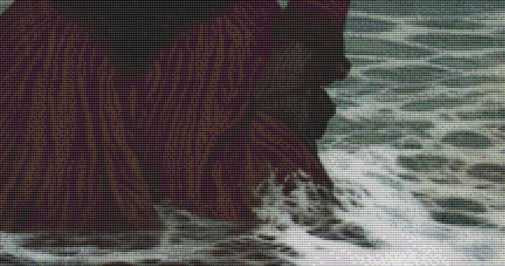 The Rain counted cross stitch pattern by Alisa Smith Williams (Digital Format)