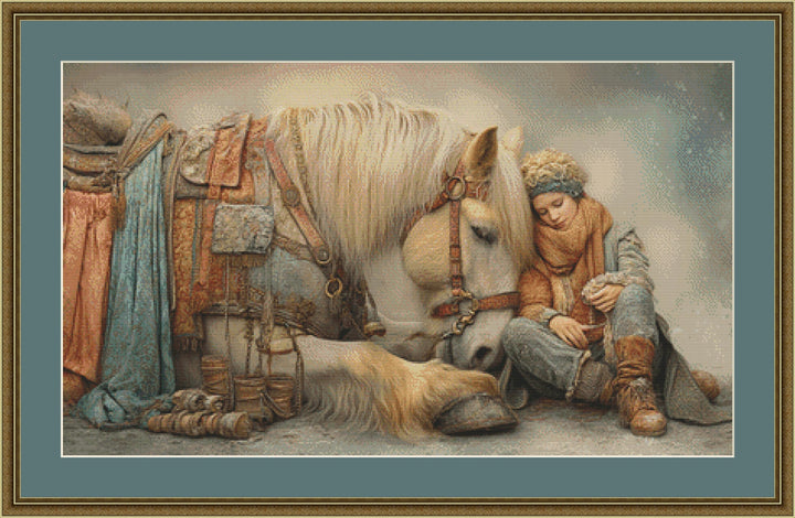 A True Bond counted cross stitch pattern by Bryna T Art & Design (Digital Format)