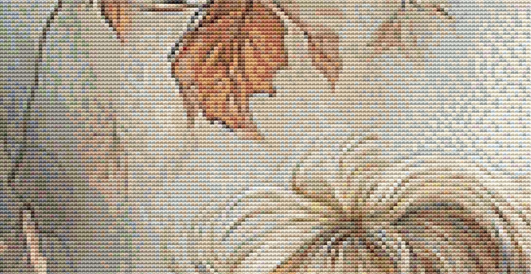 Best Buddies counted cross stitch pattern by Bryna T Art & Design (Digital Format)