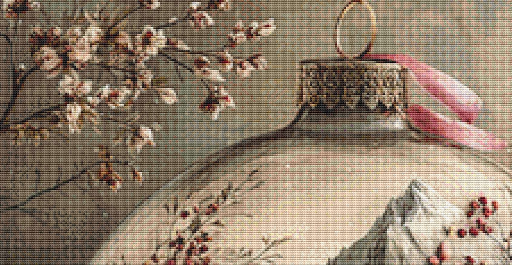 Christmas Ornament counted cross stitch pattern by Bryna T Art & Design (Digital Format)