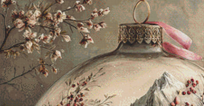 Christmas Ornament counted cross stitch pattern by Bryna T Art & Design (Digital Format)