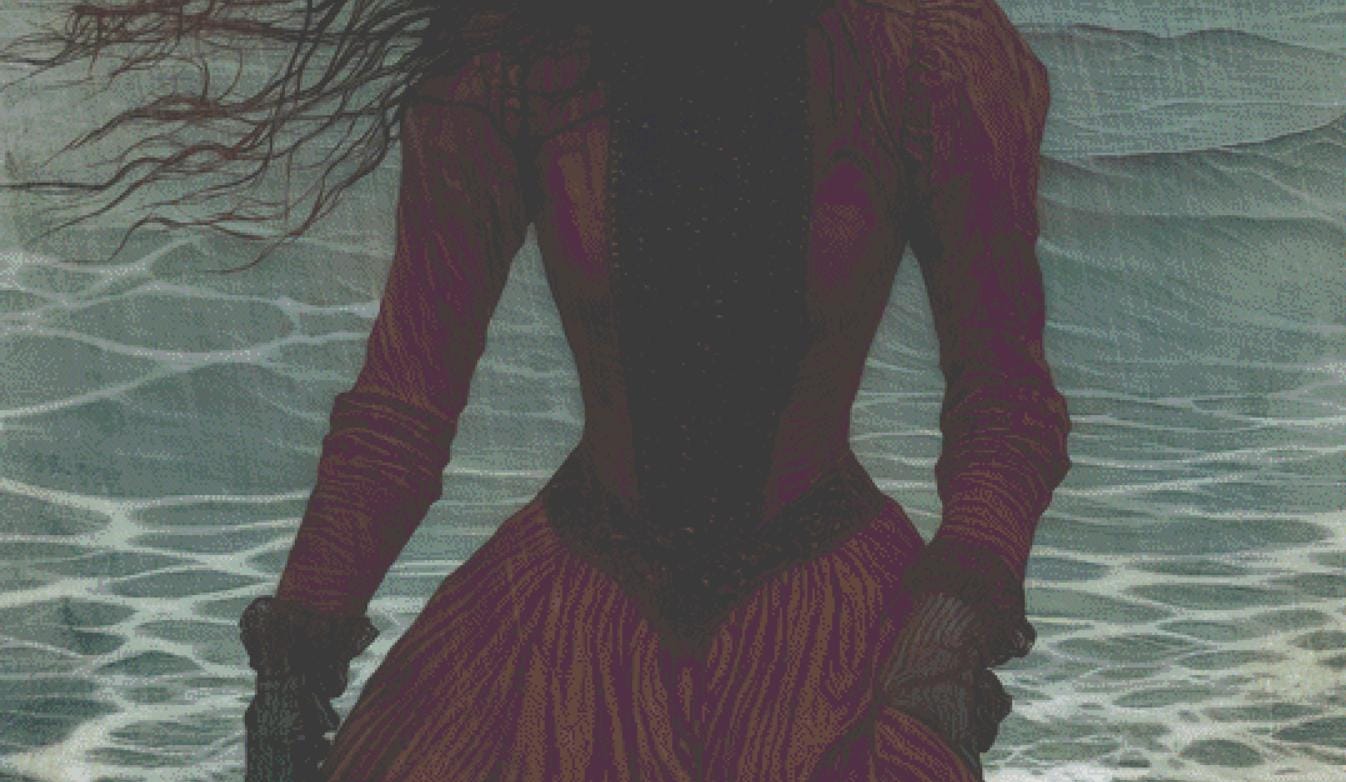 The Rain (Max Size/Color) counted cross stitch pattern by Alisa Smith Williams (Digital Format)