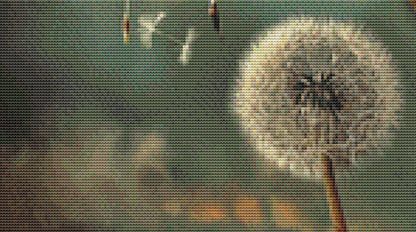 Make a Wish counted cross stitch pattern by Bryna T Art & Design (Digital Format)