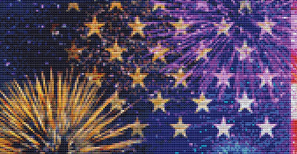 Patriotic Sights USA counted cross stitch pattern by Adrian Chesterman, Licensed by MGL, www.mglart.com (Digital Format)