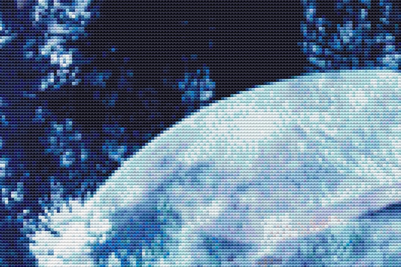 Moonlit Brethren counted cross stitch pattern by Andrew Farley, Licensed by MGL, www.mglart.com (Digital Format)