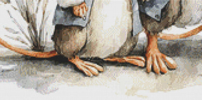 3 Blind Mice counted cross stitch pattern by Bryna T Art & Design (Digital Format)