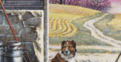 Day Break full coverage counted cross stitch pattern by John Sloane (Digital Format)