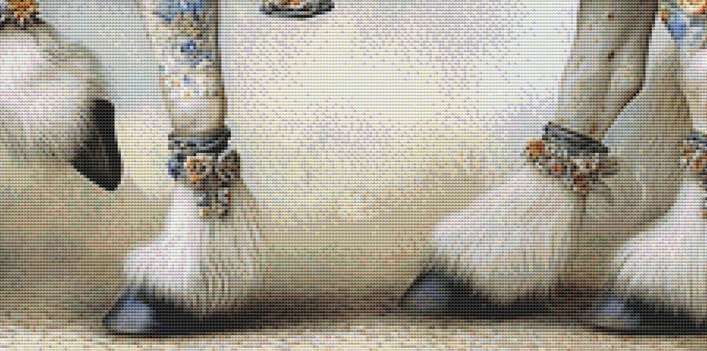 Decorated Horse 1 counted cross stitch pattern by Bryna T Art & Design (Digital Format)