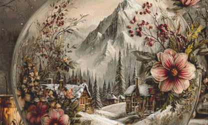 Christmas Ornament counted cross stitch pattern by Bryna T Art & Design (Digital Format)
