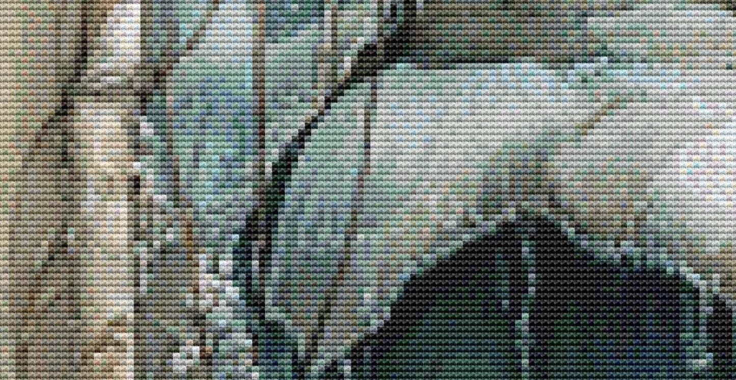 Winter Fox counted cross stitch pattern by Bryna T Art & Design (Digital Format)