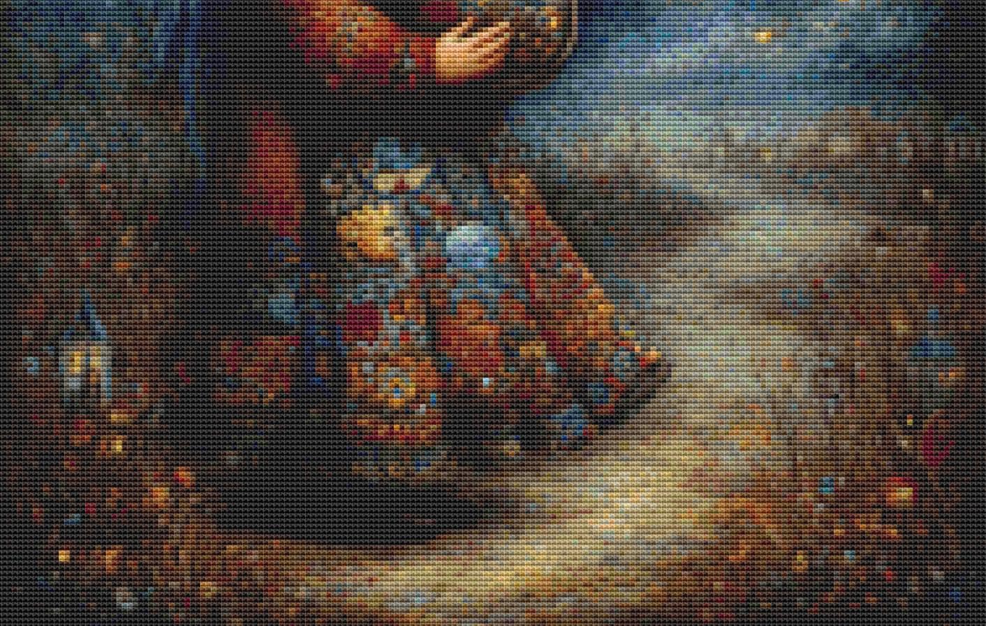 Jar of Stars (Small) counted cross stitch pattern by Bryna T Art & Design (Digital Format)